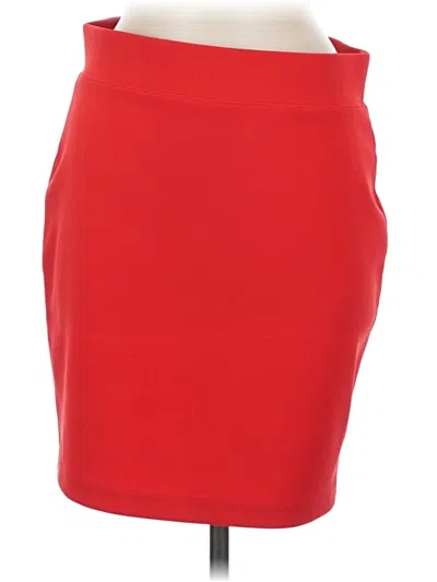 Pre-owned Express Casual Skirt In Red
