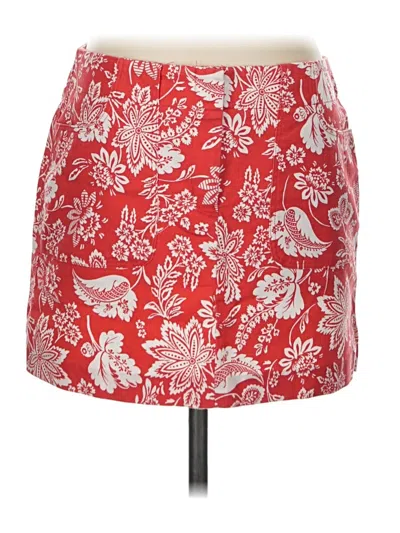 Pre-owned Express Casual Skirt In Red