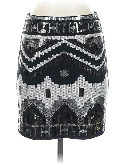 Pre-owned Express Casual Skirt In Silver