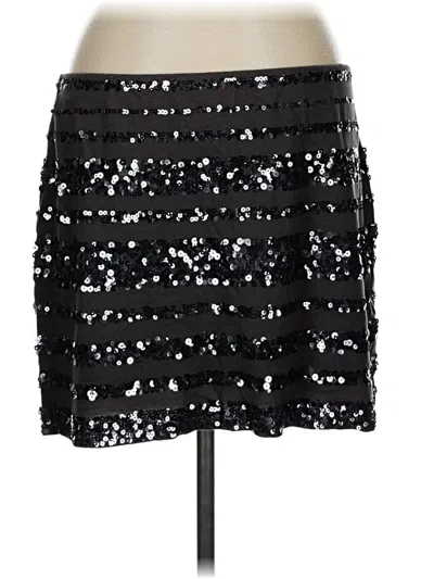 Pre-owned Express Casual Skirt In Silver