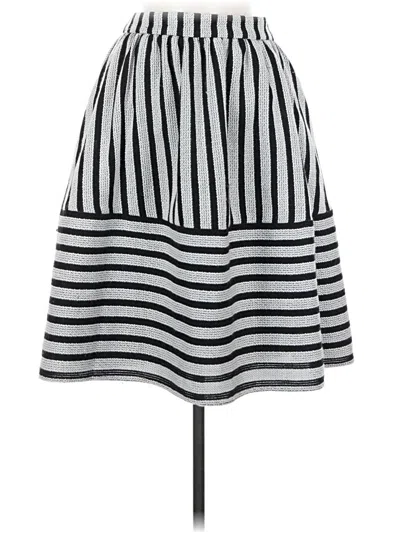 Pre-owned Express Casual Skirt In Silver