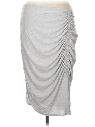Pre-owned Express Casual Skirt In Silver