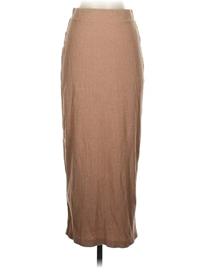 Pre-owned Express Casual Skirt In Tan