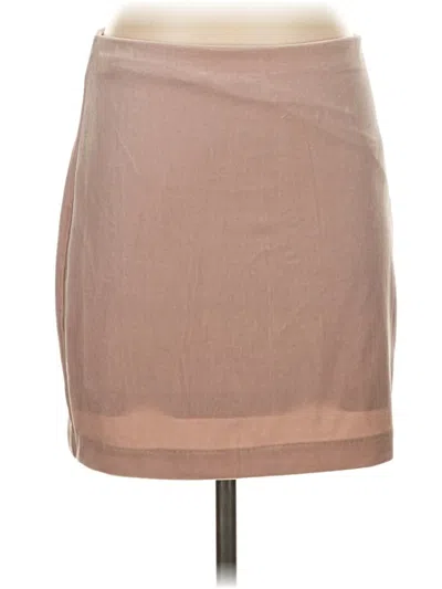 Pre-owned Express Casual Skirt In Tan