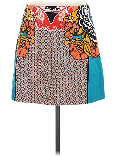 Pre-owned Express Casual Skirt In Teal