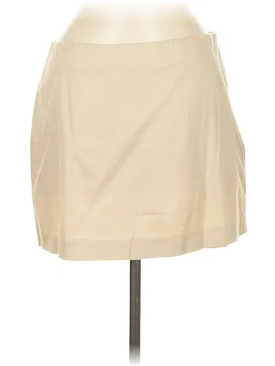 Pre-owned Express Casual Skirt In White