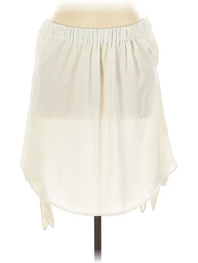 Pre-owned Express Casual Skirt In White