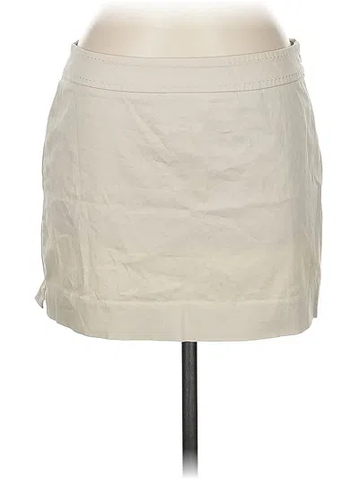 Pre-owned Express Casual Skirt In White