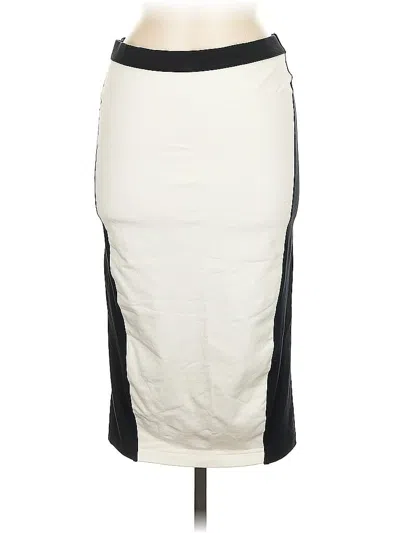 Pre-owned Express Casual Skirt In White