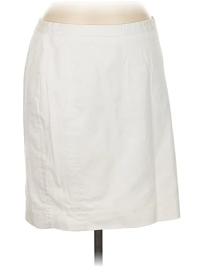 Pre-owned Express Casual Skirt In White