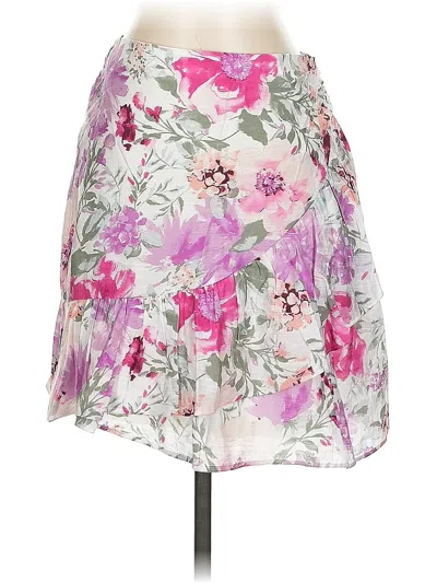 Pre-owned Express Casual Skirt In White