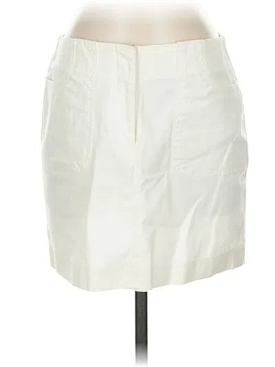 Pre-owned Express Casual Skirt In White
