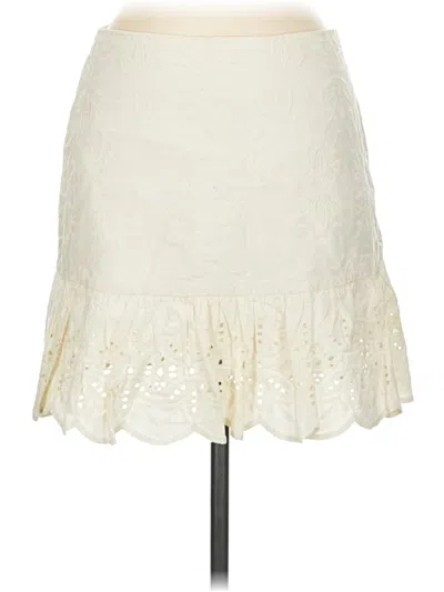 Express Casual Skirt In White