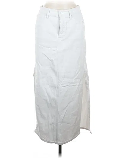 Pre-owned Express Casual Skirt In White