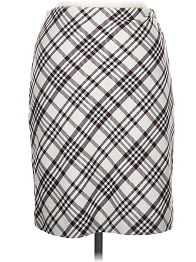 Pre-owned Express Casual Skirt In White
