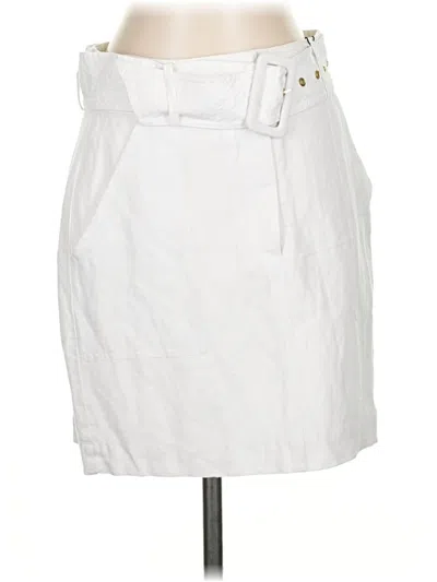 Pre-owned Express Casual Skirt In White