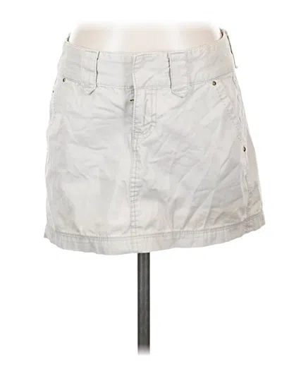 Pre-owned Express Casual Skirt In White