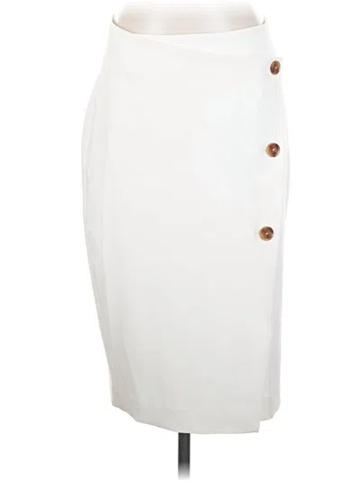 Express Casual Skirt In White