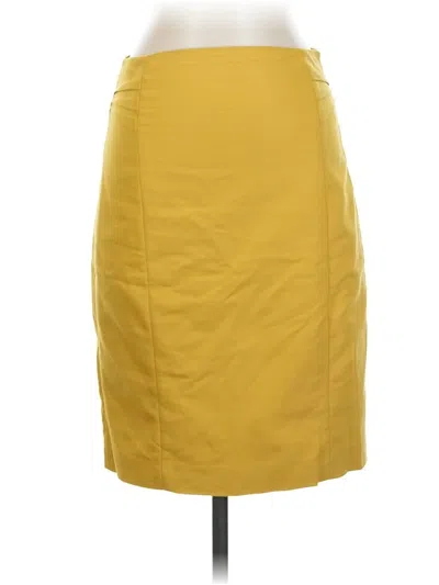 Pre-owned Express Casual Skirt In Yellow