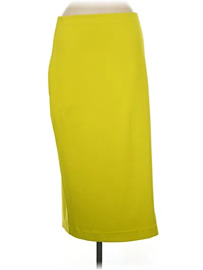 Pre-owned Express Casual Skirt In Yellow