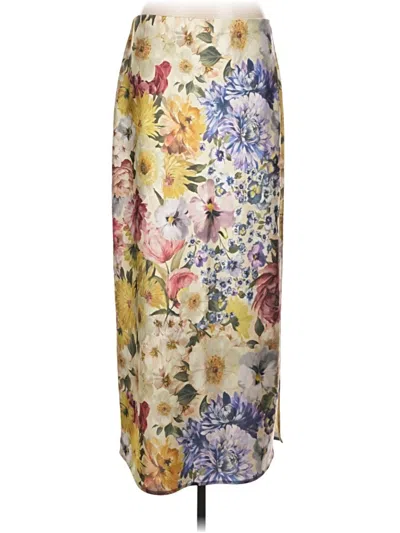 Pre-owned Express Casual Skirt In Yellow
