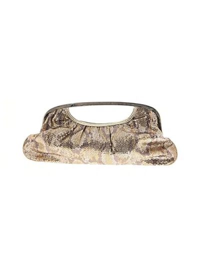 Pre-owned Express Clutch In Gold