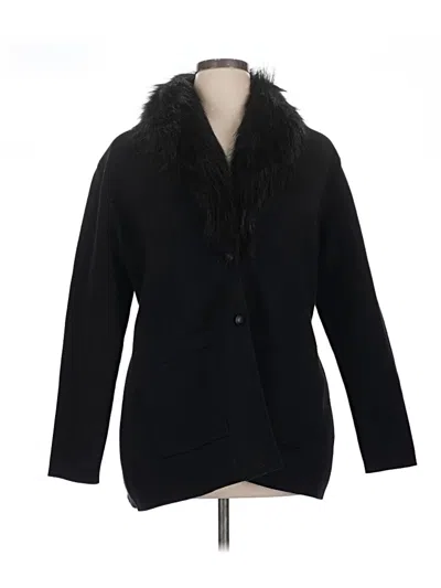 Pre-owned Express Coat In Black