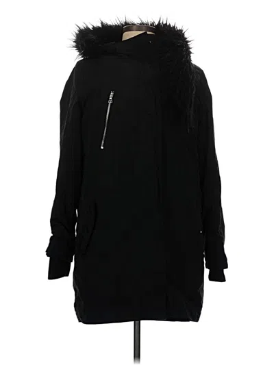 Pre-owned Express Coat In Black