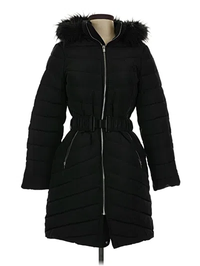 Pre-owned Express Coat In Black