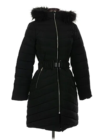 Pre-owned Express Coat In Black