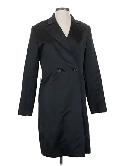 Pre-owned Express Coat In Black