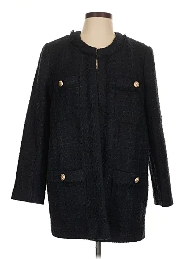 Pre-owned Express Coat In Black