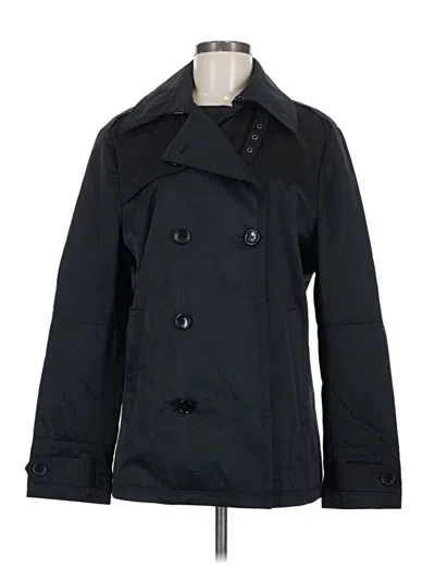 Pre-owned Express Coat In Black