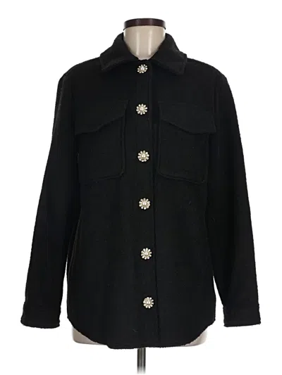 Pre-owned Express Coat In Black