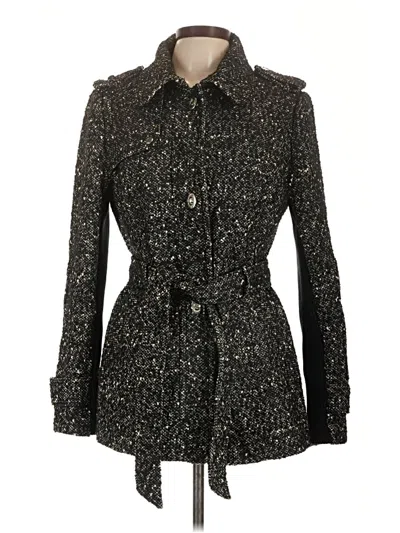 Pre-owned Express Coat In Black