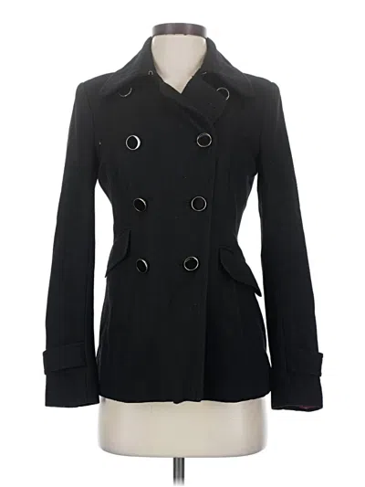 Pre-owned Express Coat In Black