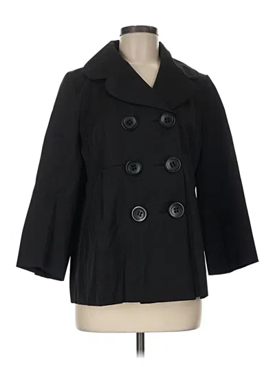Pre-owned Express Coat In Black