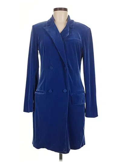 Pre-owned Express Coat In Blue