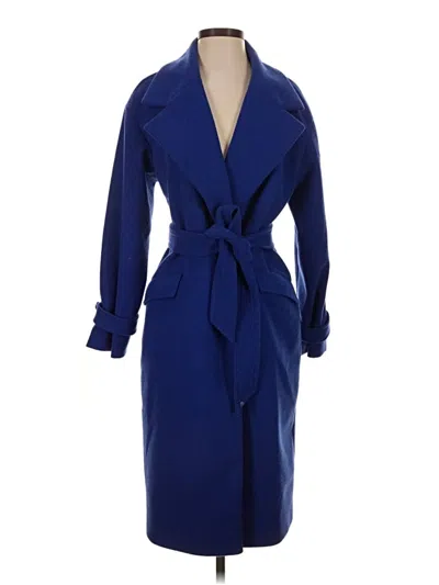 Pre-owned Express Coat In Blue