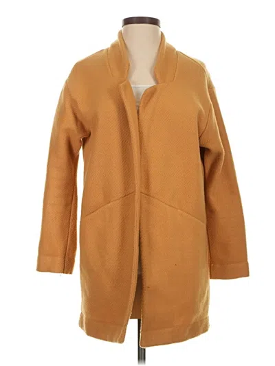 Pre-owned Express Coat In Brown