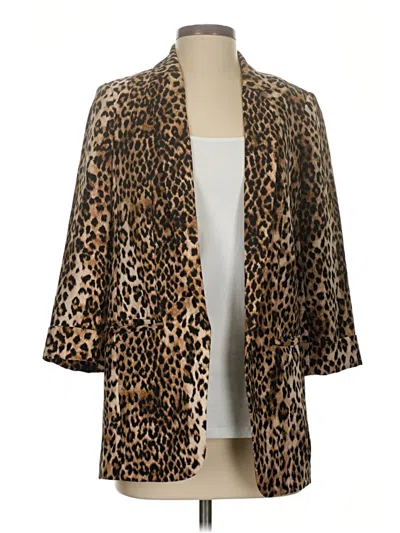Pre-owned Express Coat In Gold
