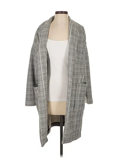 Pre-owned Express Coat In Gray