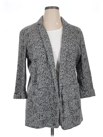Pre-owned Express Coat In Gray