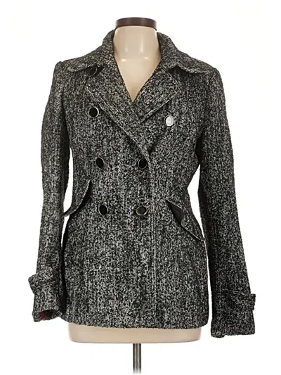 Pre-owned Express Coat In Gray
