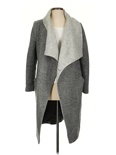 Pre-owned Express Coat In Gray