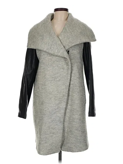 Pre-owned Express Coat In Gray
