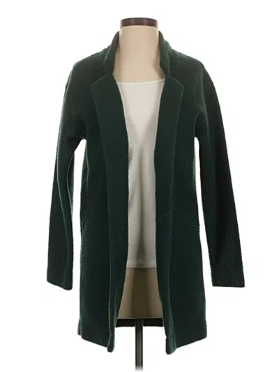 Pre-owned Express Coat In Green