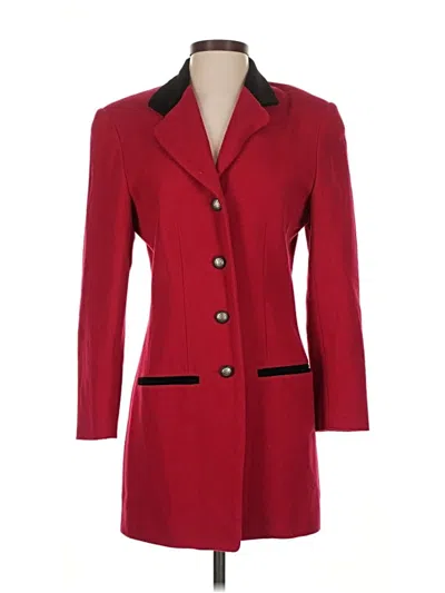 Pre-owned Express Coat In Red