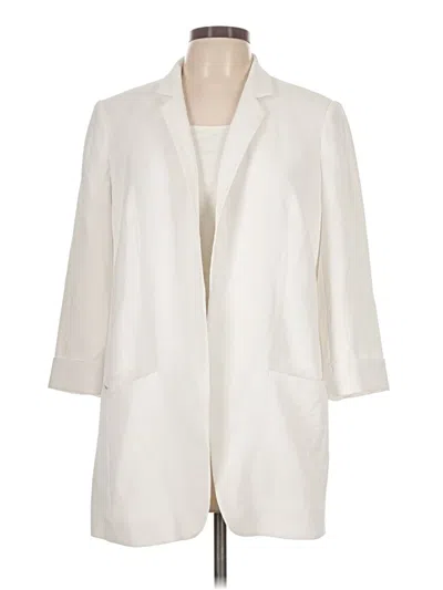 Pre-owned Express Coat In White