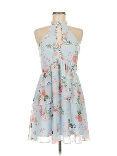 Pre-owned Express Cocktail Dress In Blue